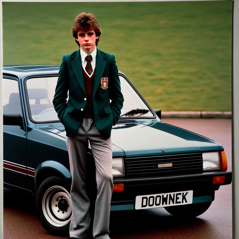 A photo from sixth form